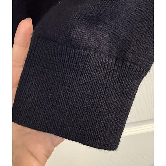 Duluth Trading Wool Torpedoman’s Sweater Mens LG Blue Shawl Collar 2-Button EUC - Picture 5 of 14